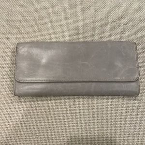 Leather Hobo Wallet